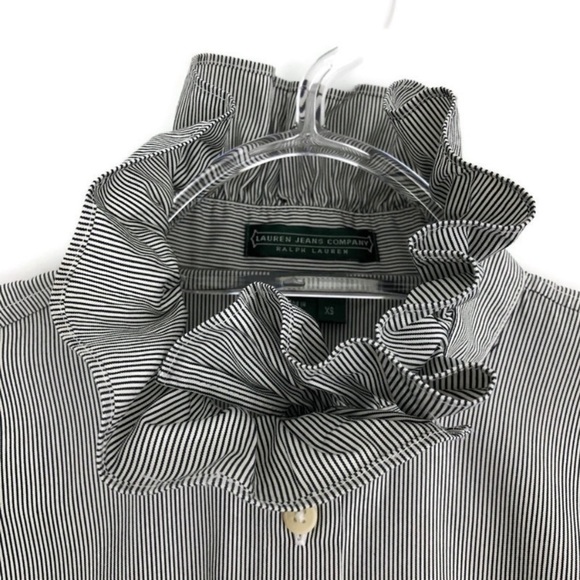 Lauren Ralph Lauren Victorian Ruffle Blouse XS - Picture 2 of 5